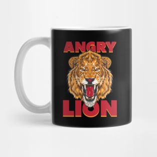 Angry Lion Head Design for all who loves wildlife Mug